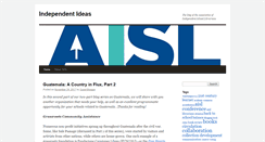 Desktop Screenshot of aislnews.org